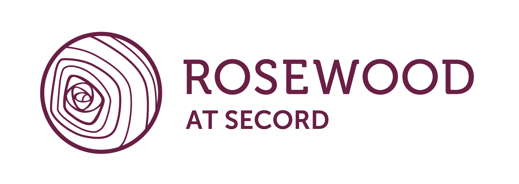Rosewood at Secord logo, for a new community in West Edmonton.
