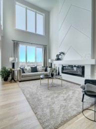 bright open great room in the western living homes showhome in rosewood